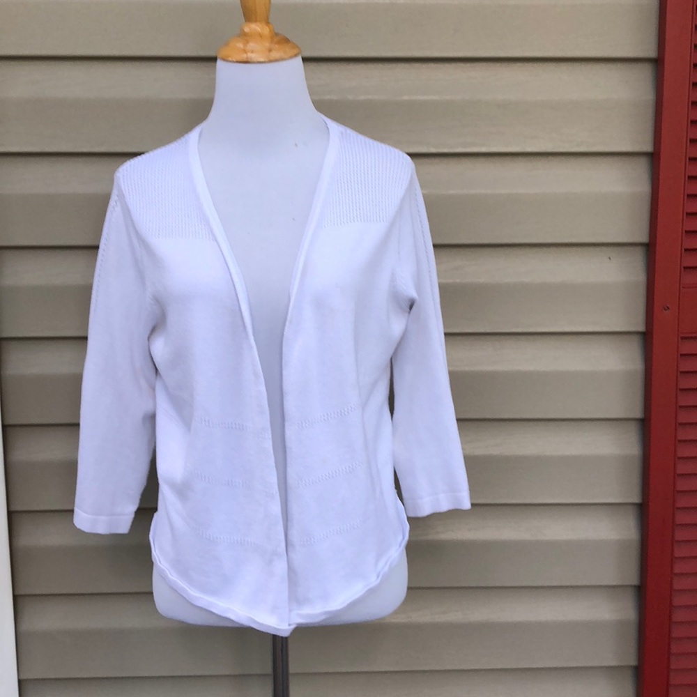 COPY - thesis women’s white shrug sweater